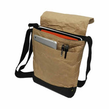 OxM.Mx funda mochila mensajera para laptop o gadget sustentable elaborado con merma de sacos de cemento 