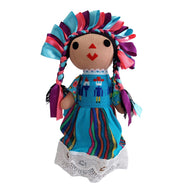 Muñeca Artesanal LELE Articulada 30 cm. alto