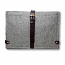 Portafolio / Backpack GODINEZ de madera y fieltro de lana