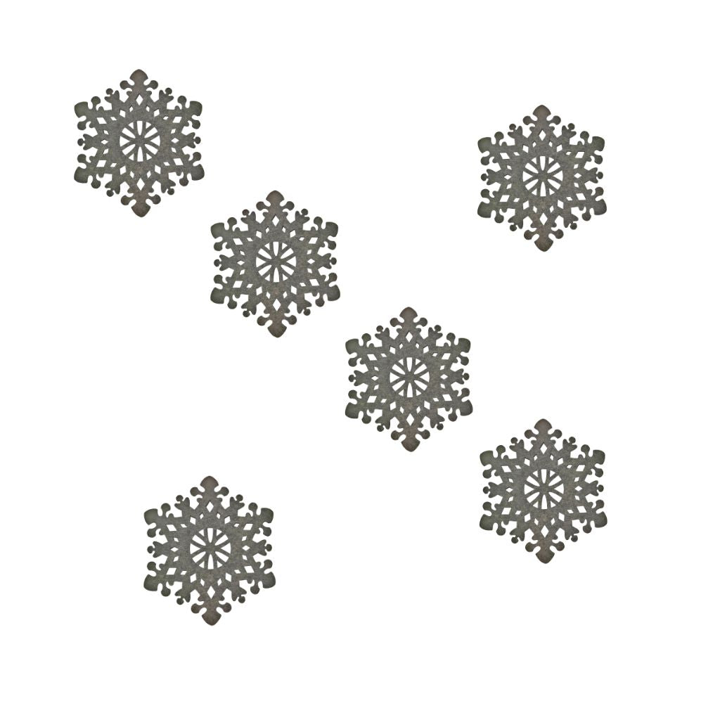 juego de portavasos navideños con diseño de copo de nieve OxM.Mx